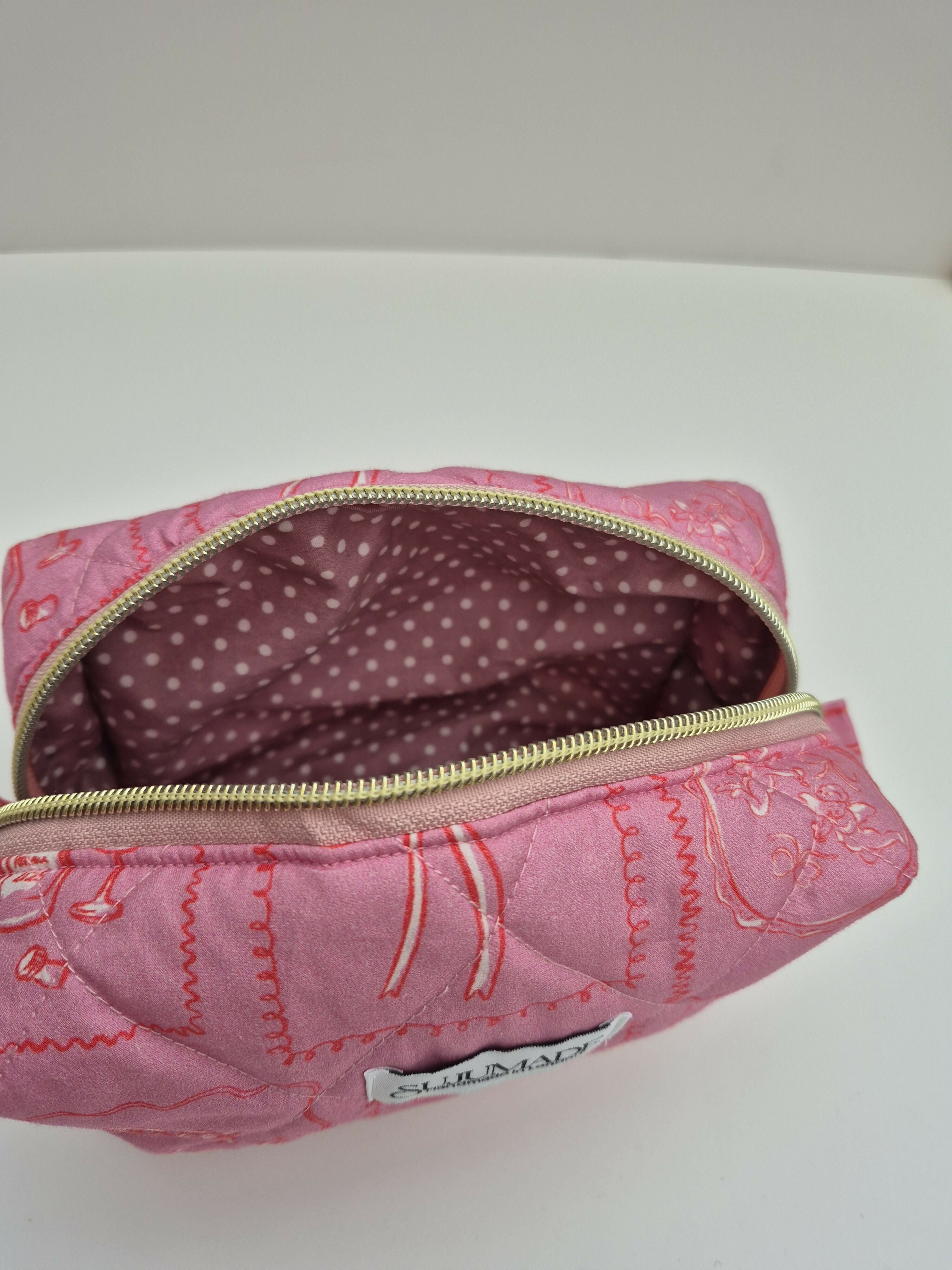 Quilted Makeup Pouches