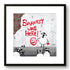 Baanksy Was Here! - 20” Framed Limited Edition Print