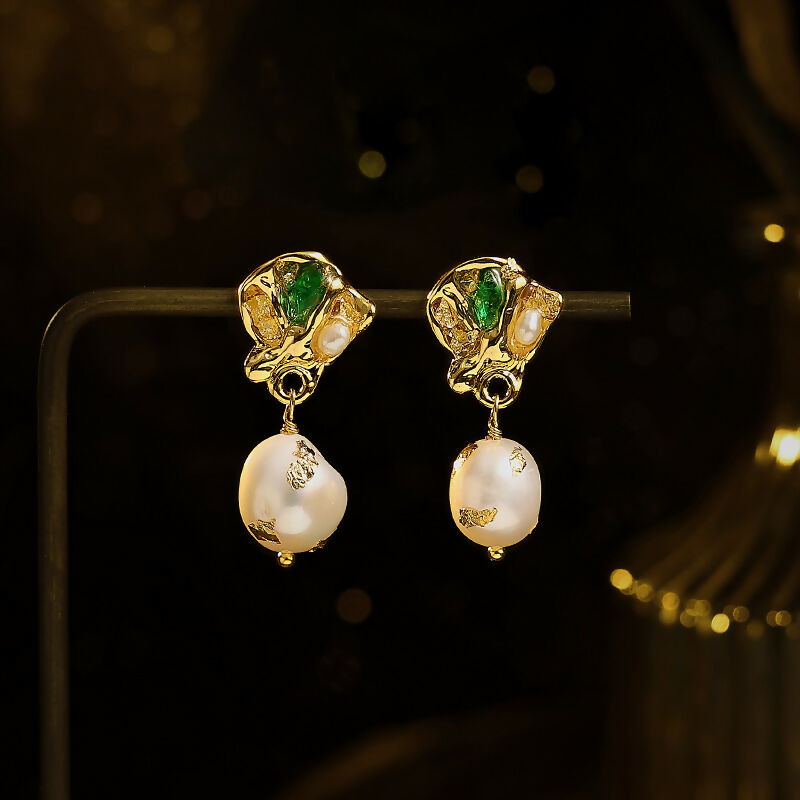 Baroque Pearl Earrings | Opulent Elegance | Art & Soul