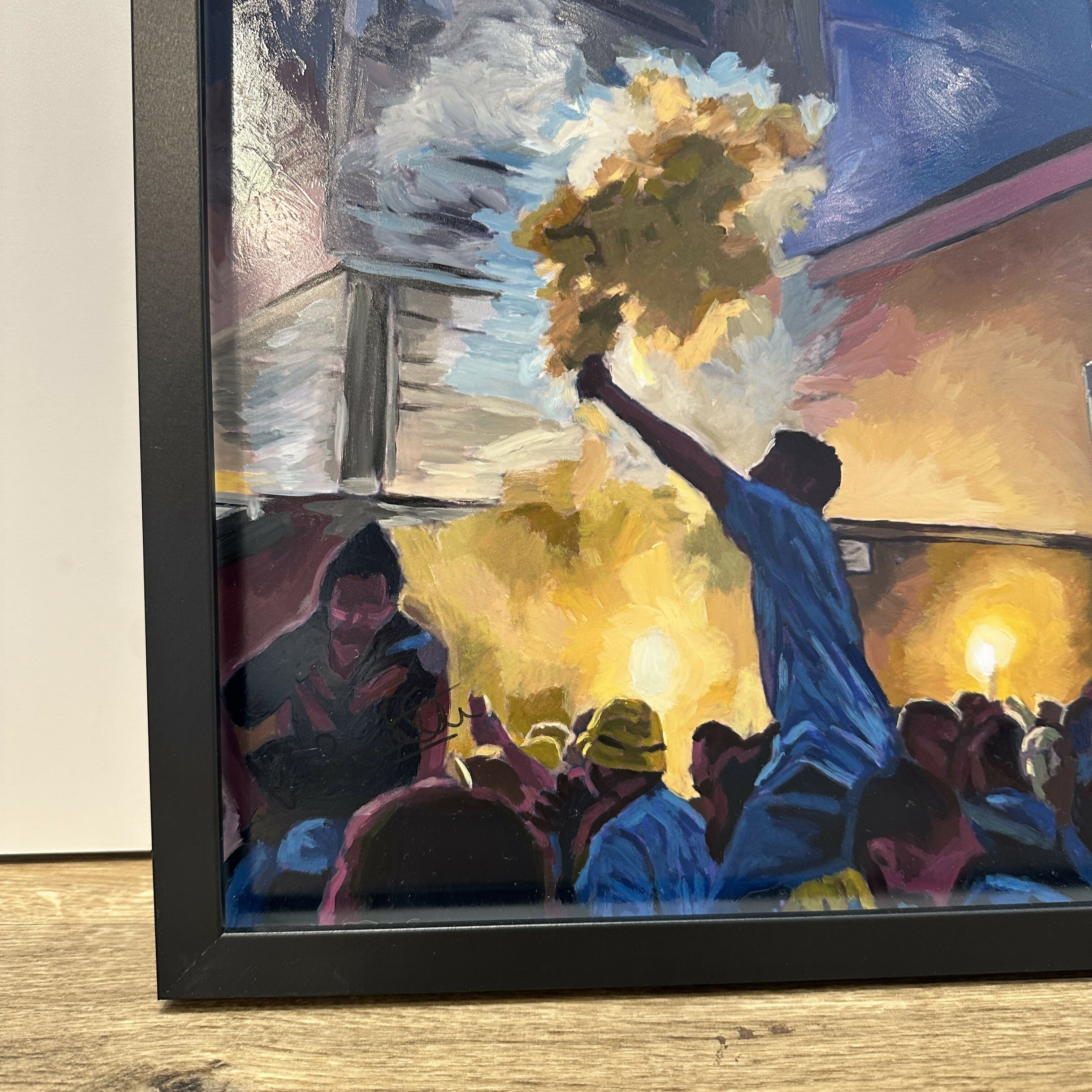 Promotion Celebrations Leeds Original Resin Framed Painting
