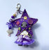 Star Cat Felt Keyring
