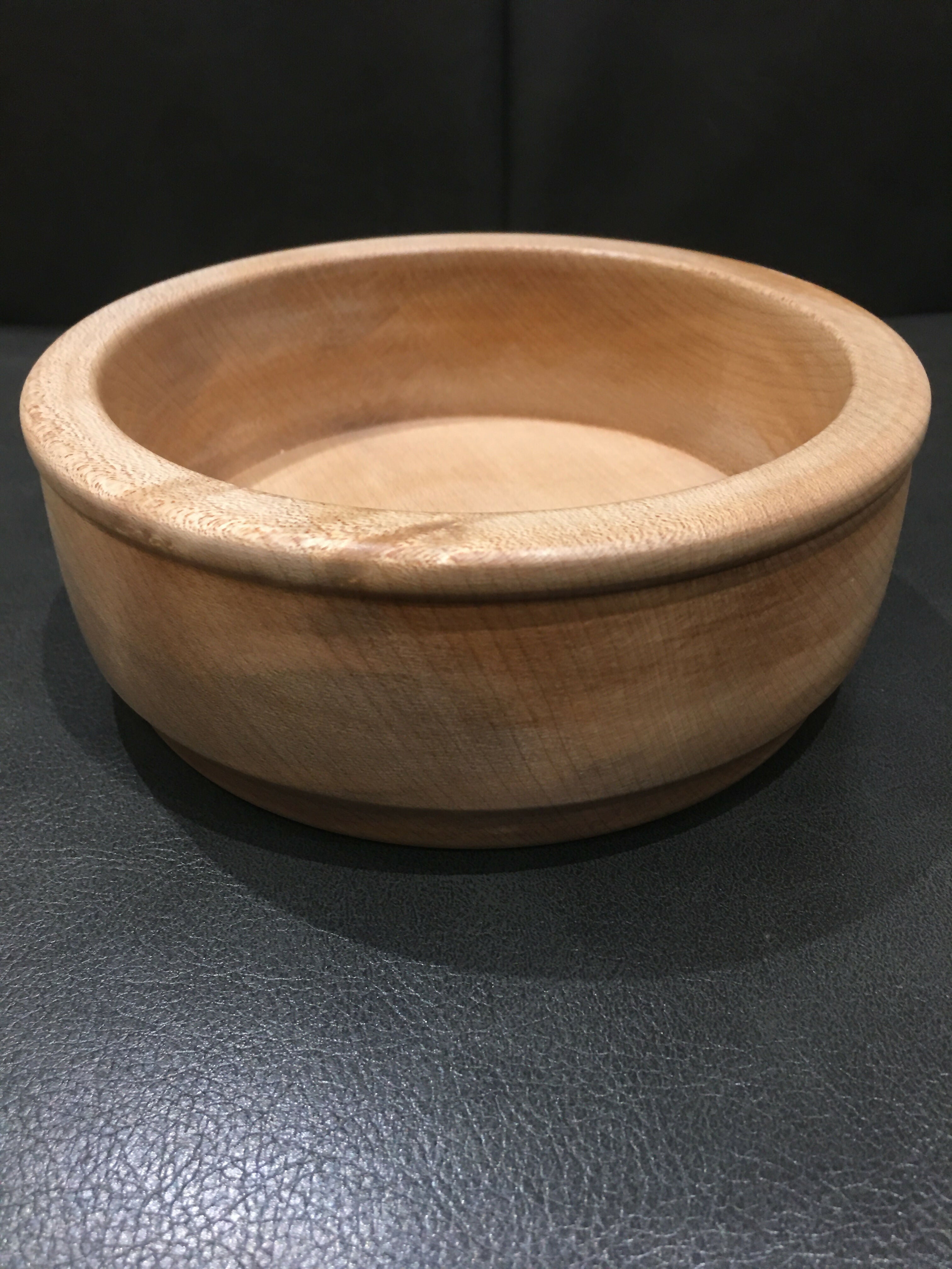 Rippled Maple Bowl