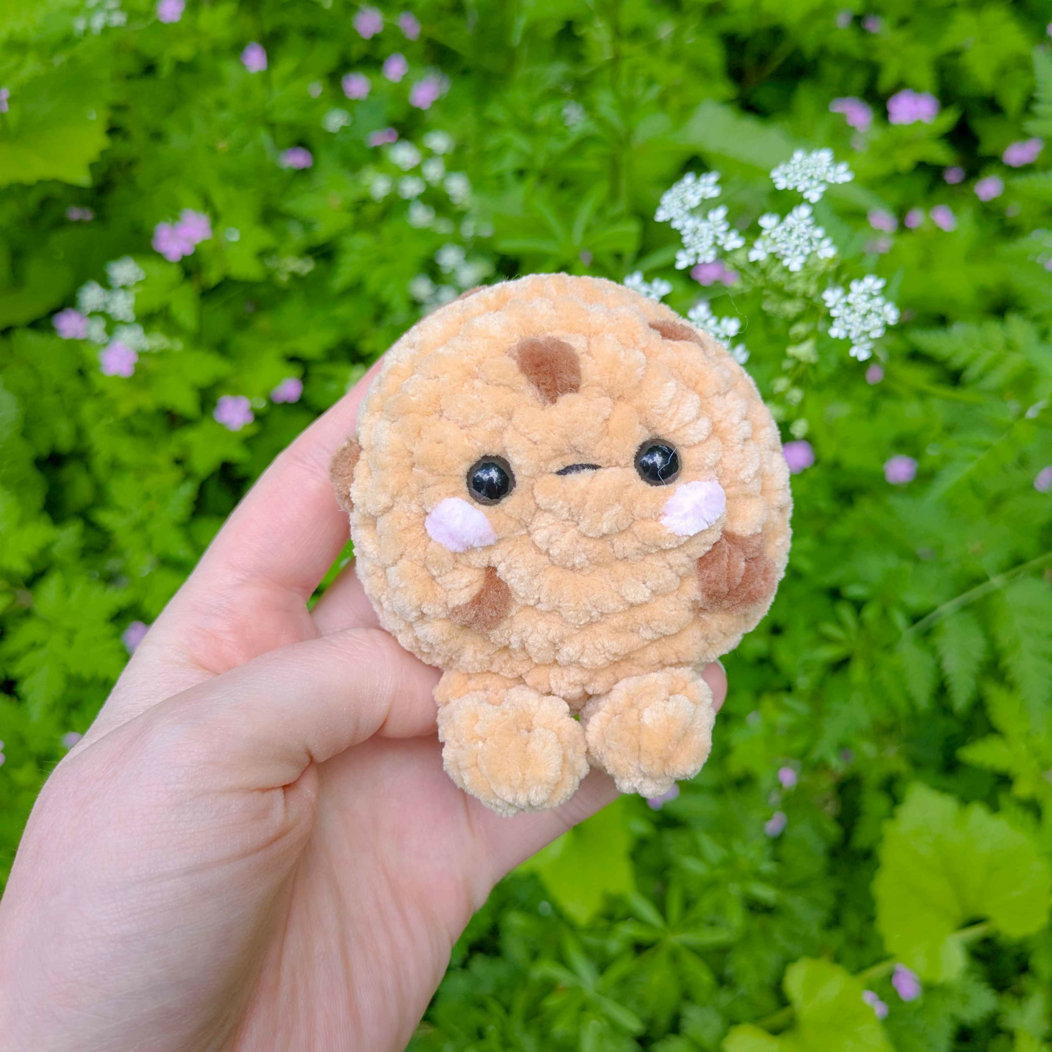 Chip the Cookie - Pudding Pal - Crochet Plushie