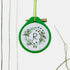 Personalised Letter Wreath Cross Stitch Kit