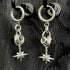CHAINMAIL STAR EARRINGS - STAINLESS STEEL