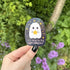It's Okay to Try Again Tomorrow Motivational Quote Ghost Holographic Vinyl Die Cut Sticker