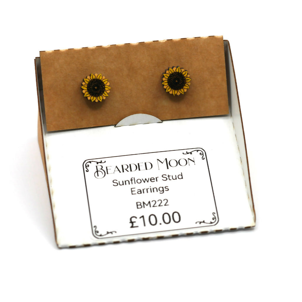 Sunflower Stud Earrings