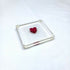 Set Of 2 Fused Glass Heart Coasters