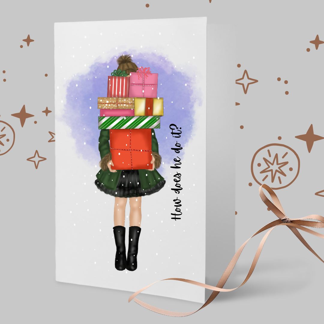 Christmas Card - Mother Christmas Gifts