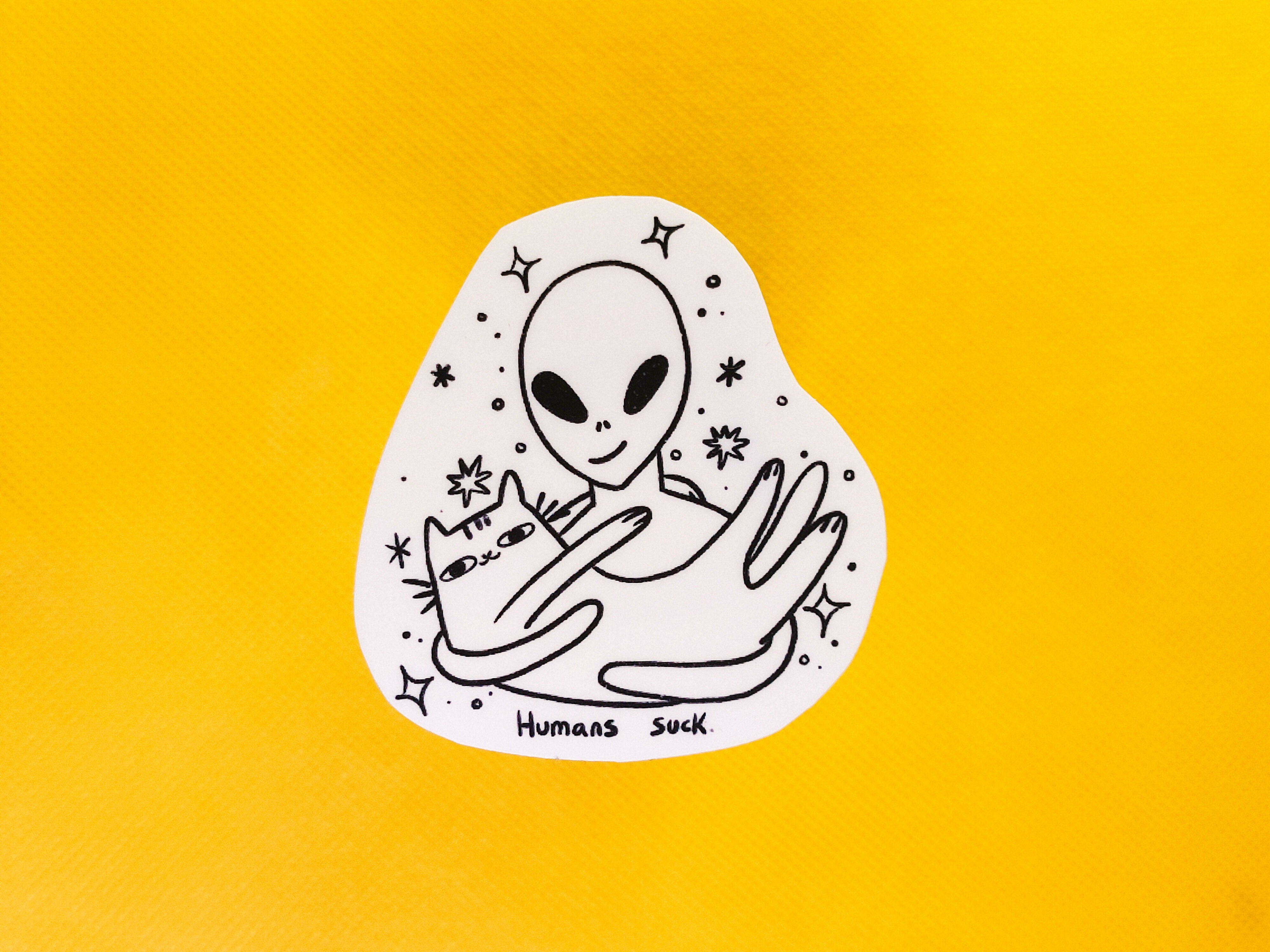 Humans Suck Vinyl Sticker