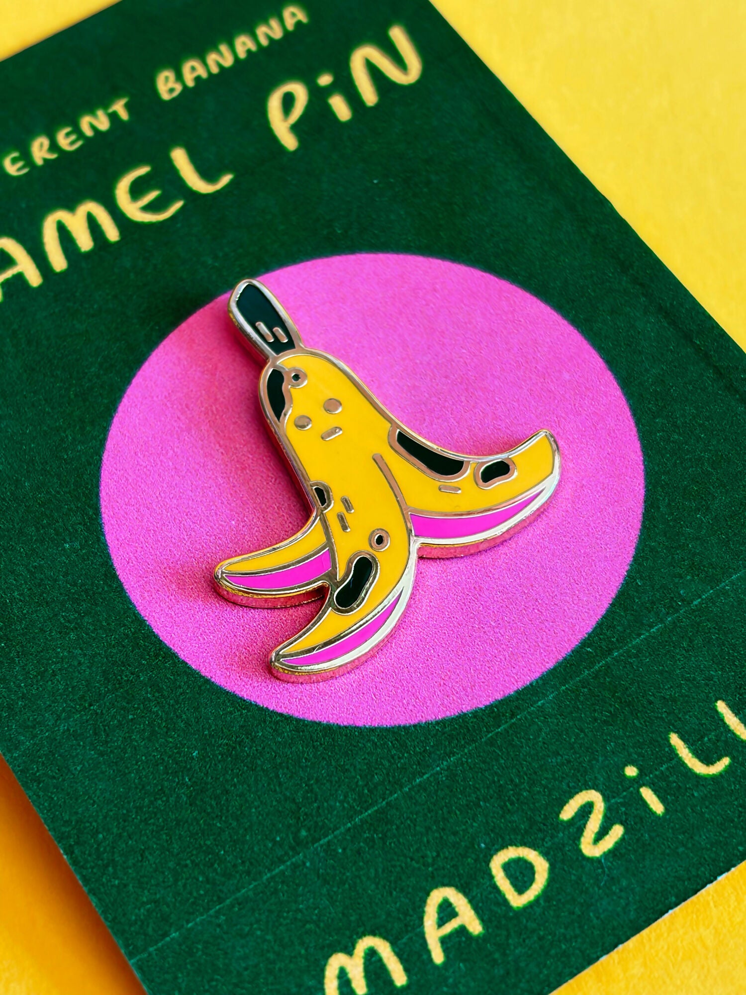 Indifferent Banana Enamel Pin