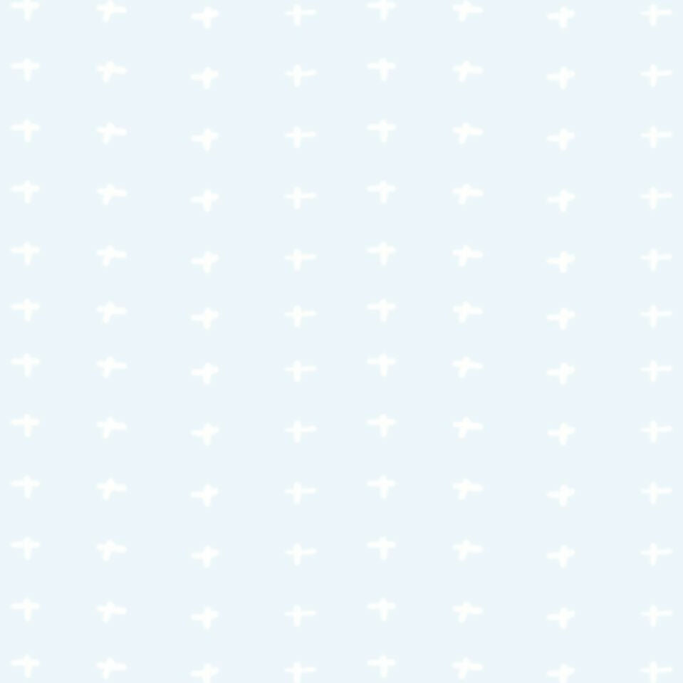 BLUE WITH CROSSES