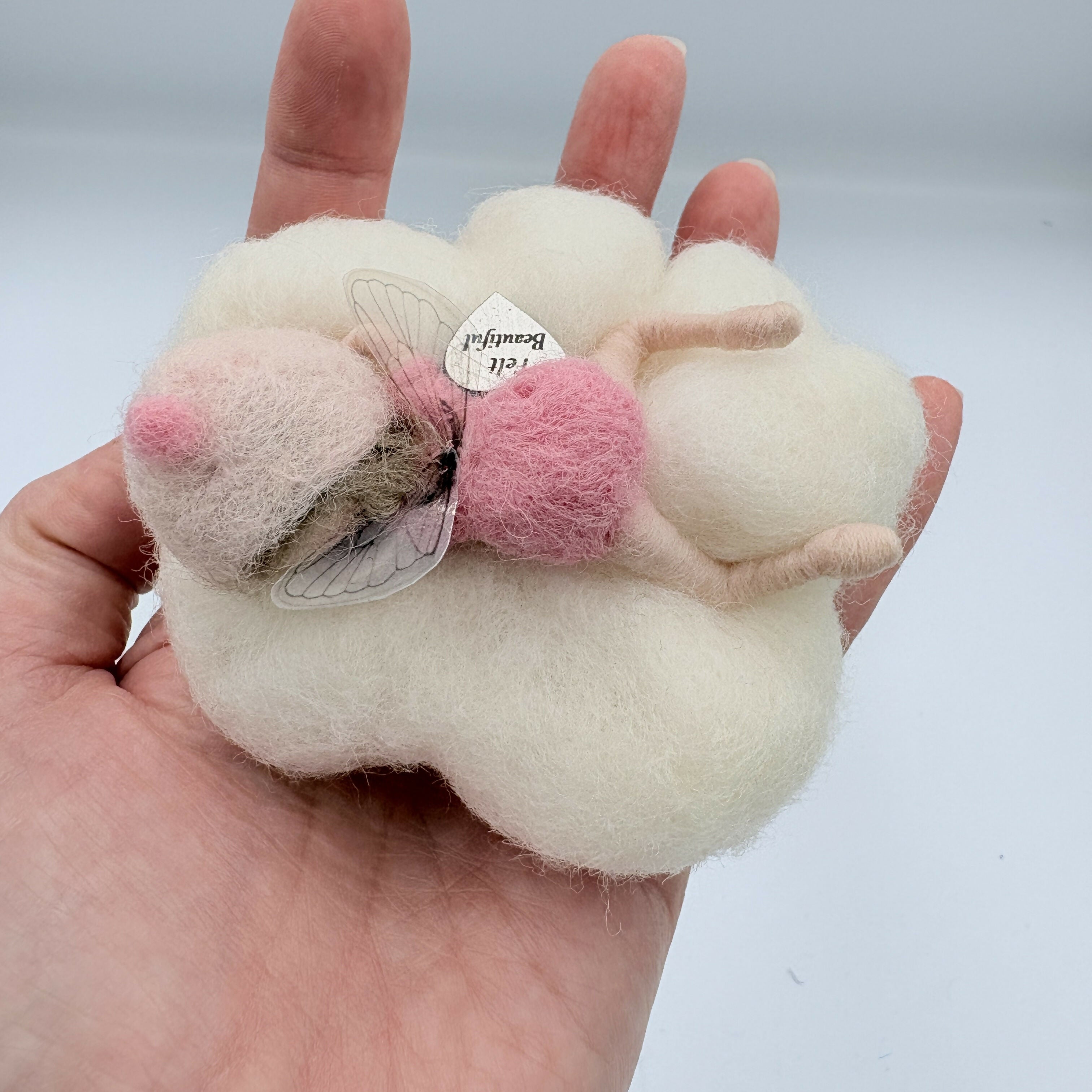 Fairy baby on a cloud