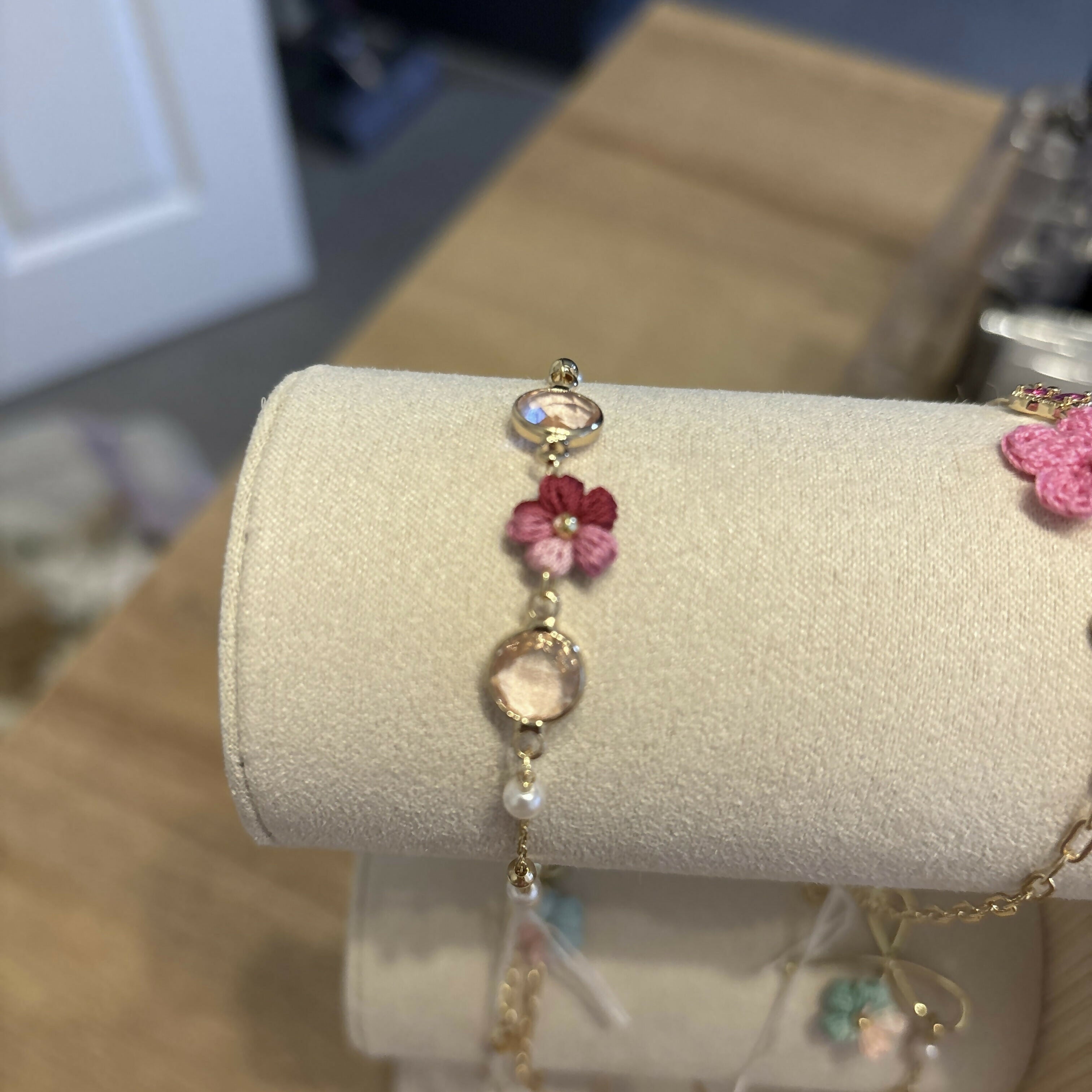 Micro Crochet Flower Bracelets