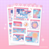 Vinyl Sticker Sheet - Cosmic Computer