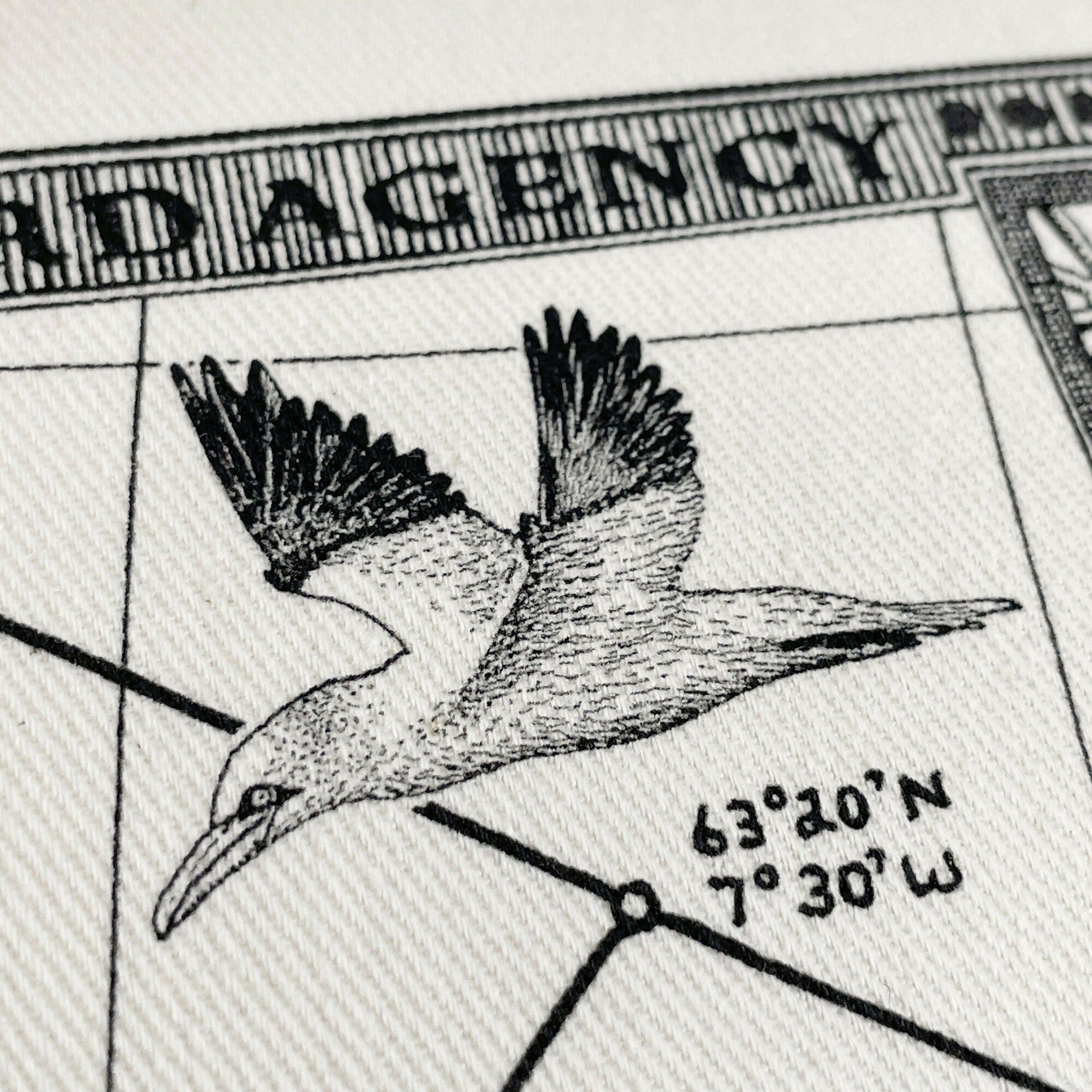 Shipping Forecast Map Tea Towel