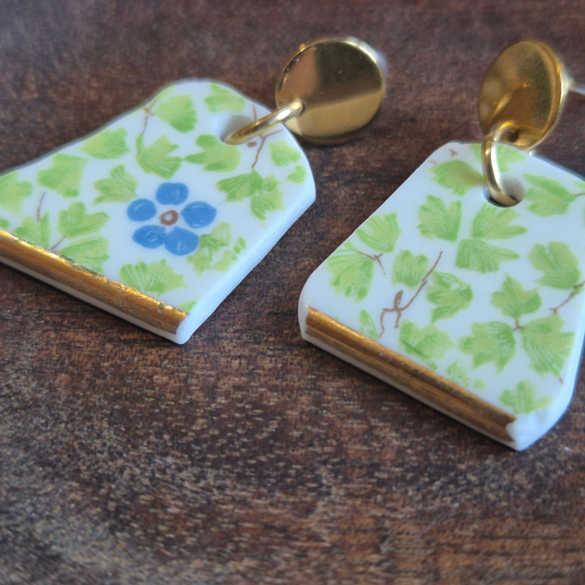 Recycled Ceramic Earring