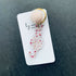 Handcrafted Real Pressed Floral Resin Cat Keyring with Fluffy Pom-Pom Accent