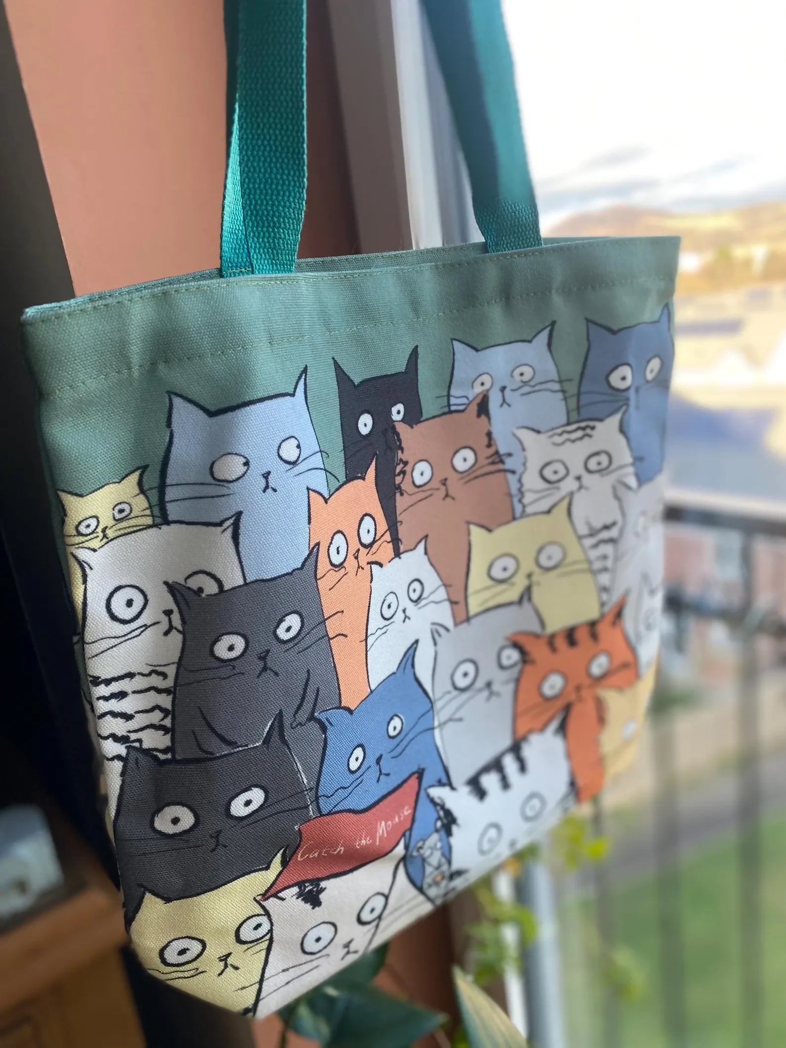 Cat Canvas Tote Bag