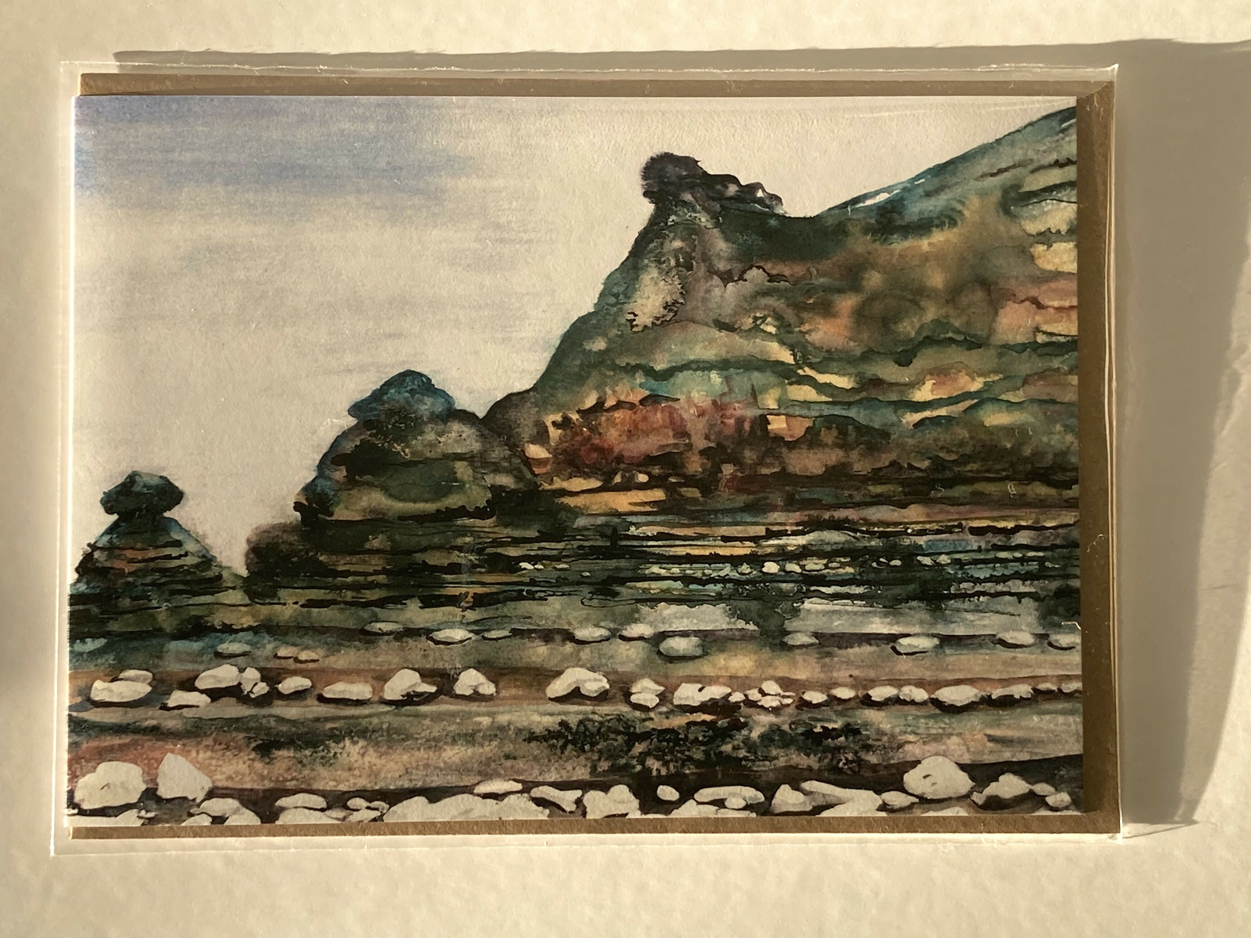 Jurassic Landscape - Greetings Card