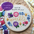 Preprinted embroidery pattern for beginners - Sparkle
