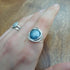 Kyanite Wire Wrapped Adjustable Ring