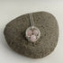Rose Quartz Nest Necklace, Sterling Silver