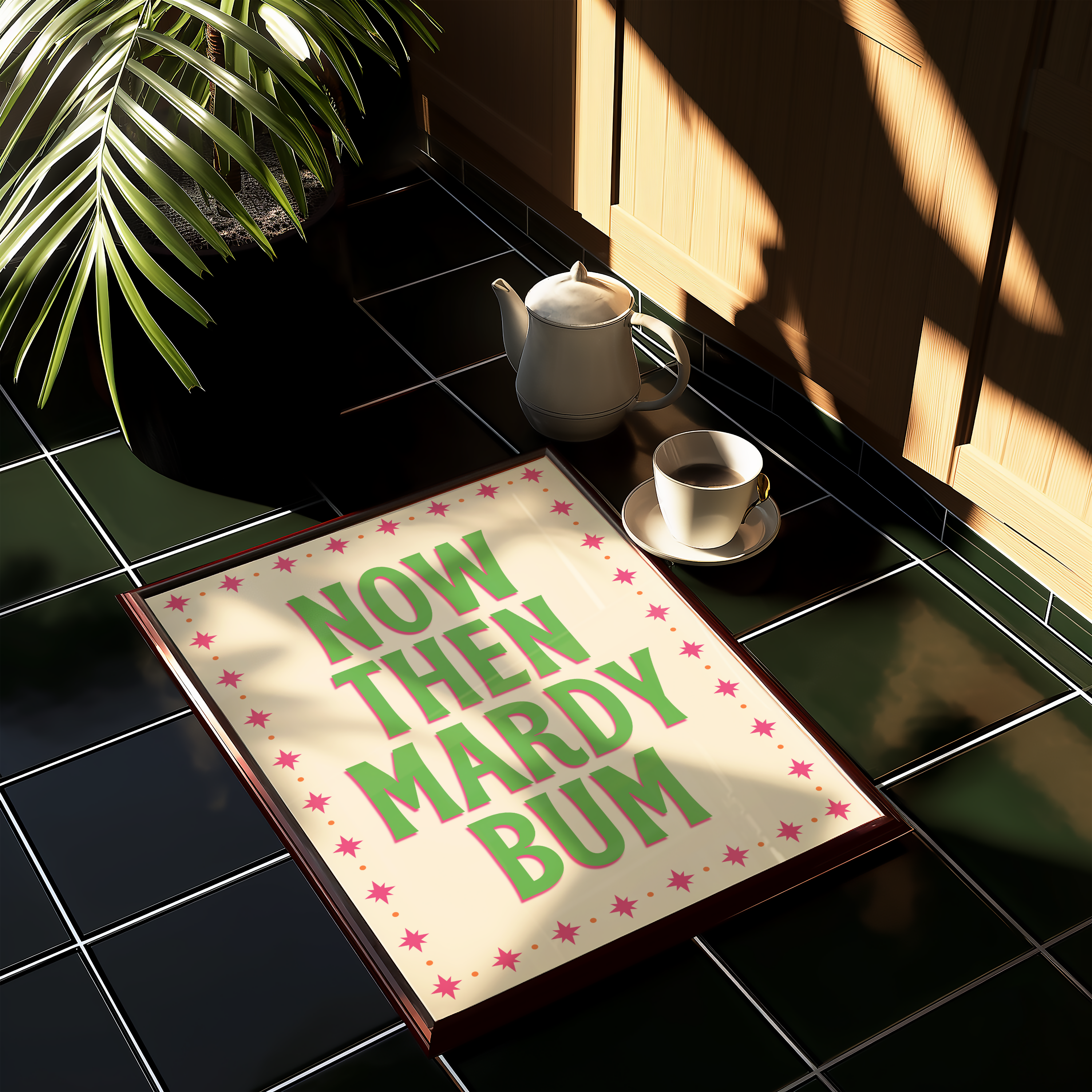 NOW THEN MARDY BUM WALL ART PRINT
