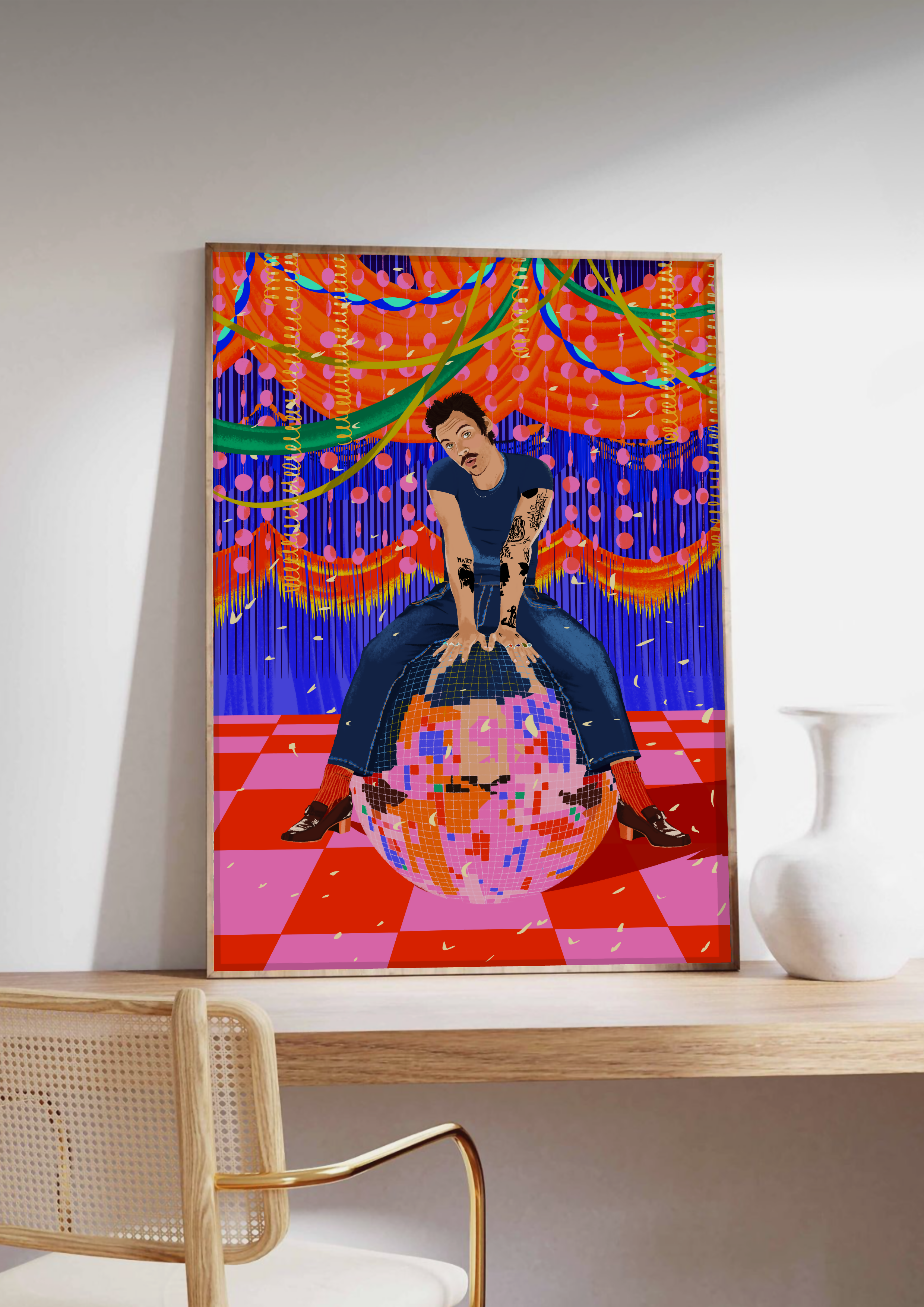 Harry Styles Art Print