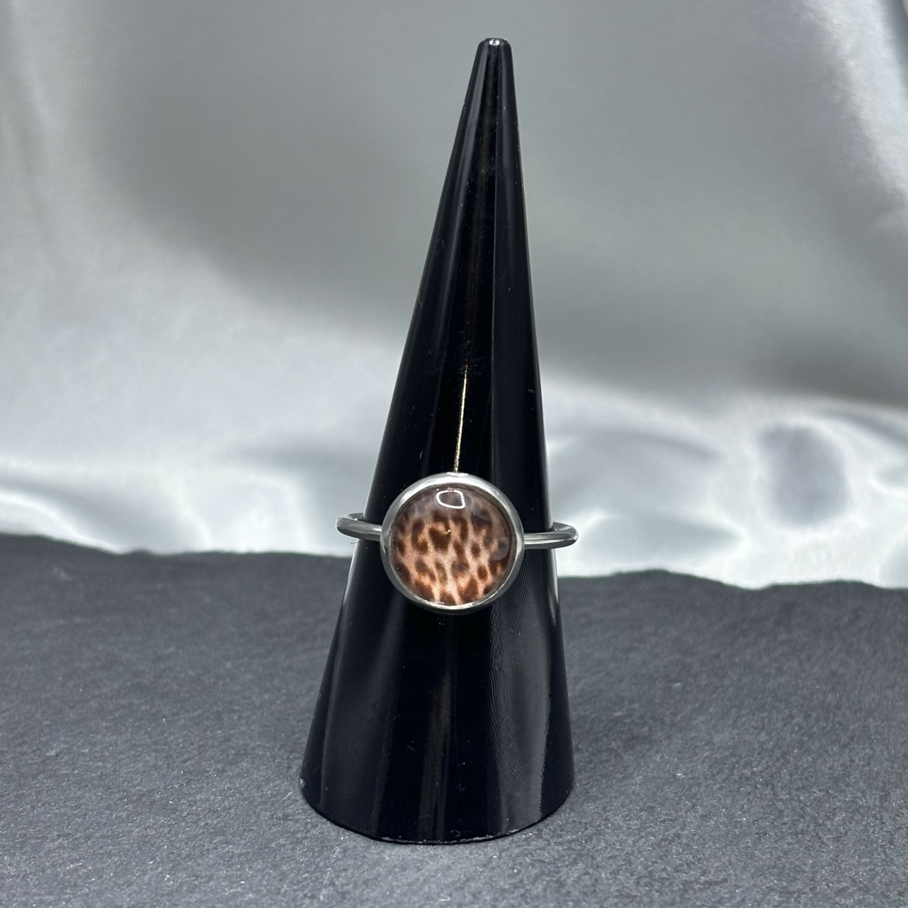 Pattern Silver Ring