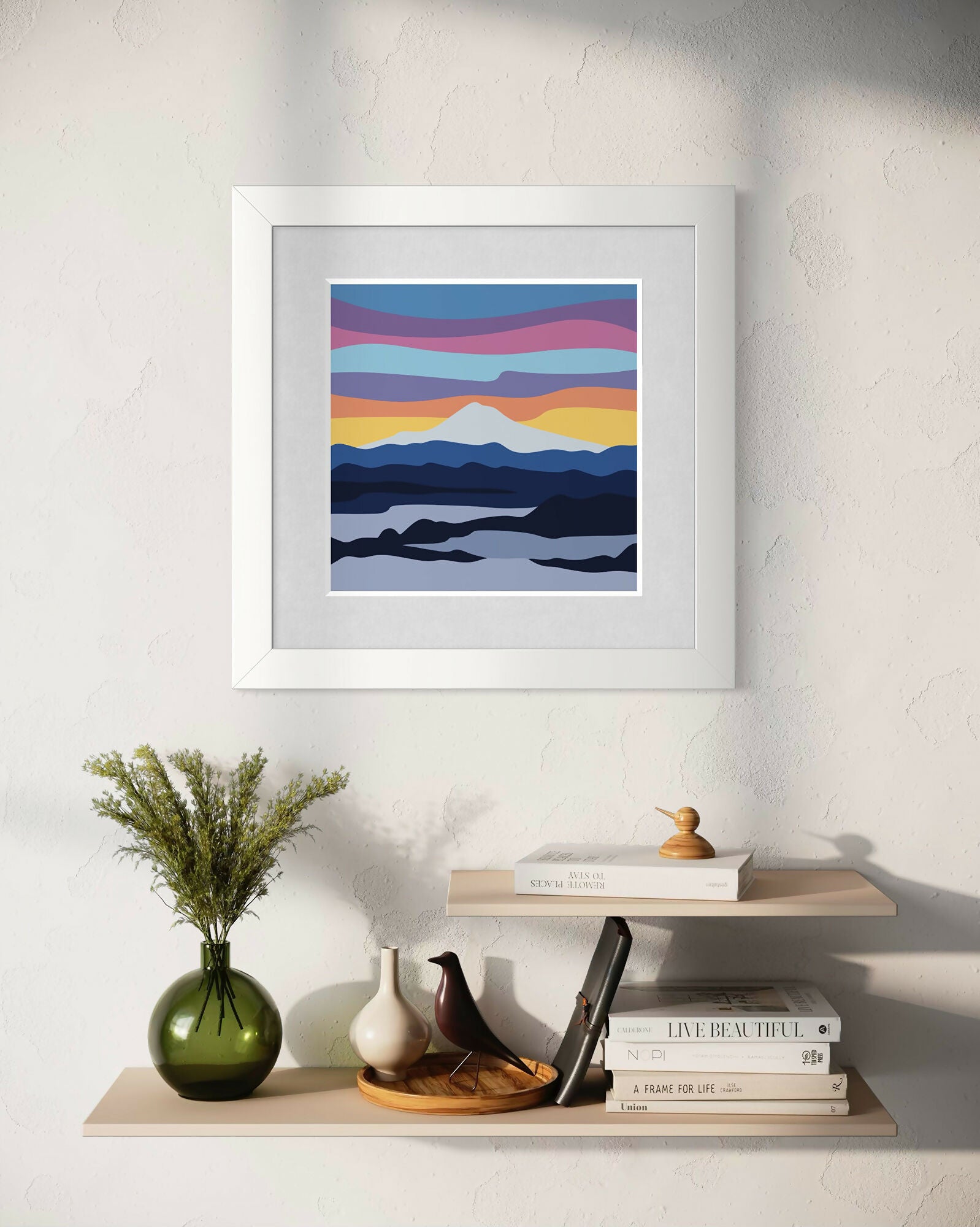 Mount Hood Inversion 8x8" Print