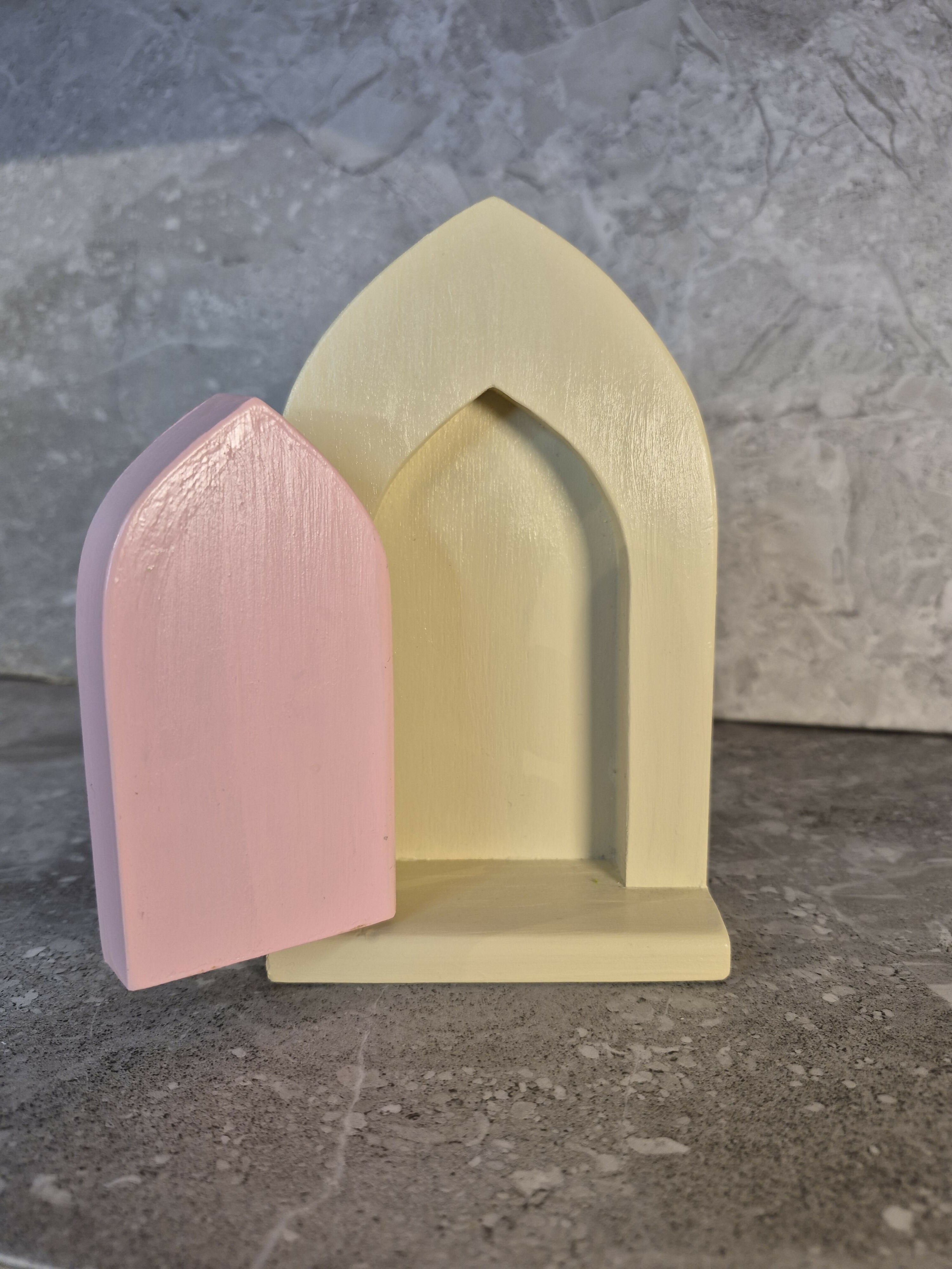 Handcrafted Internal Opening Wooden Fairy Door