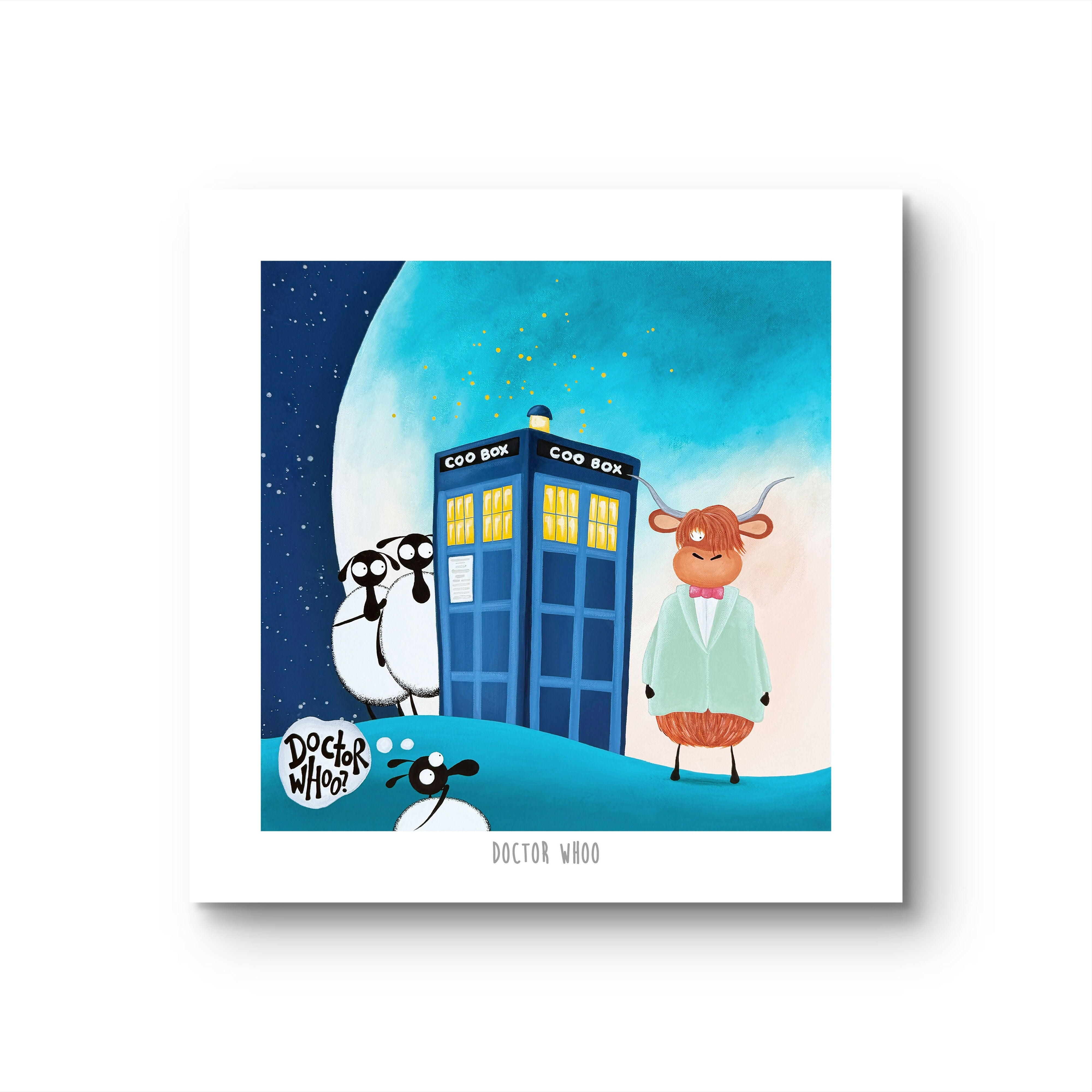 Doctor Whoo - 10” Print