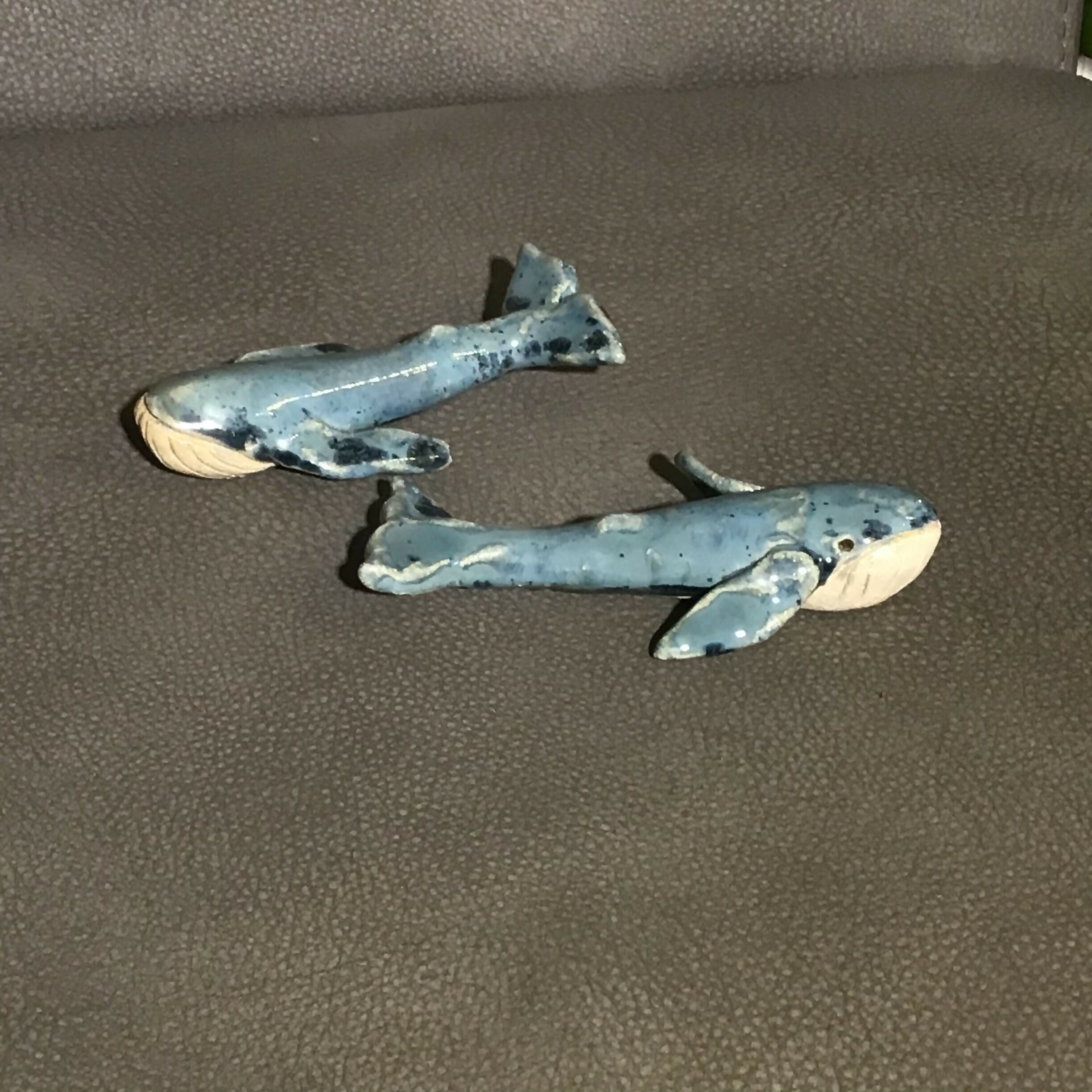 Small Whale Sculpture - Assorted Colours