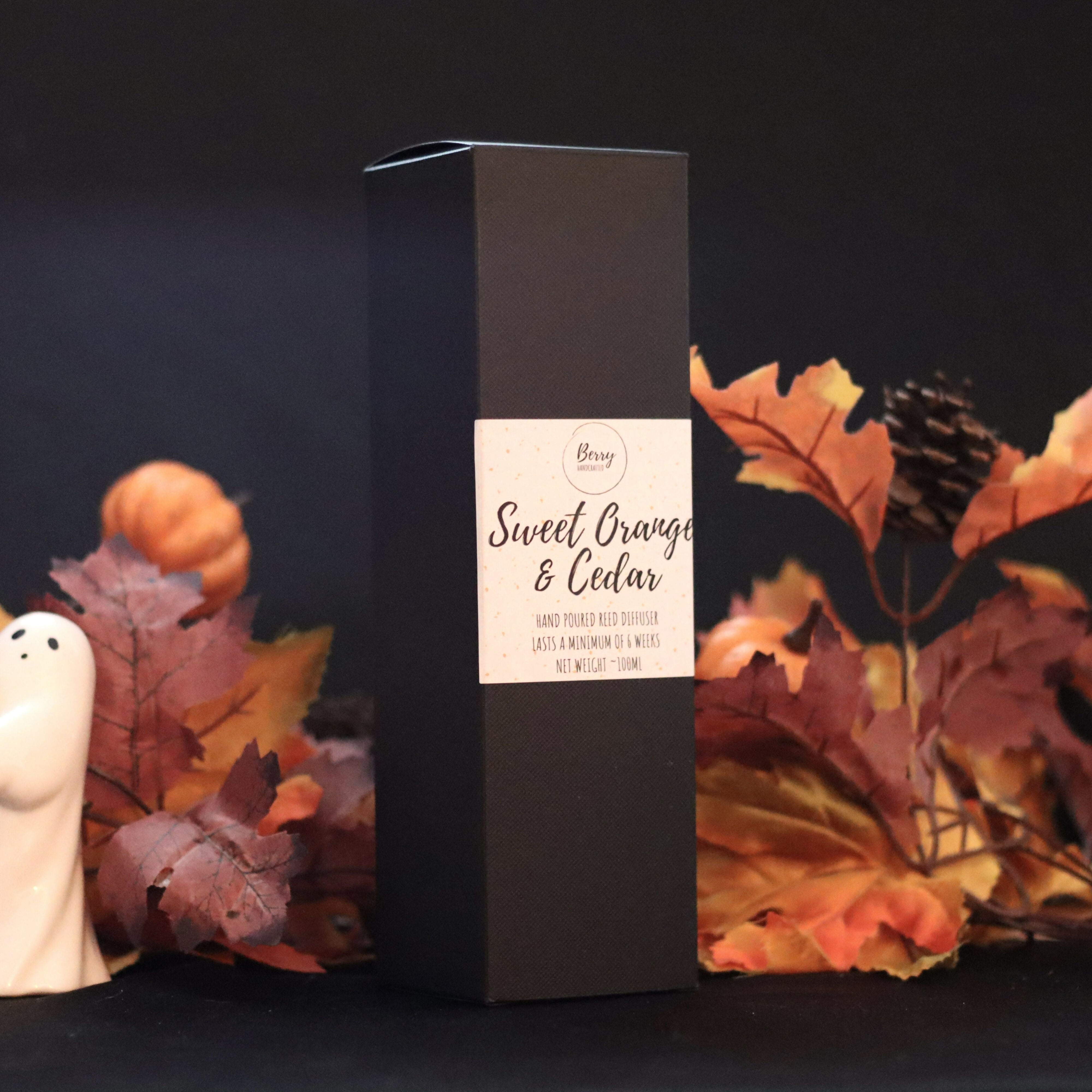 Hand Poured Diffuser - Sweet Orange & Cedar