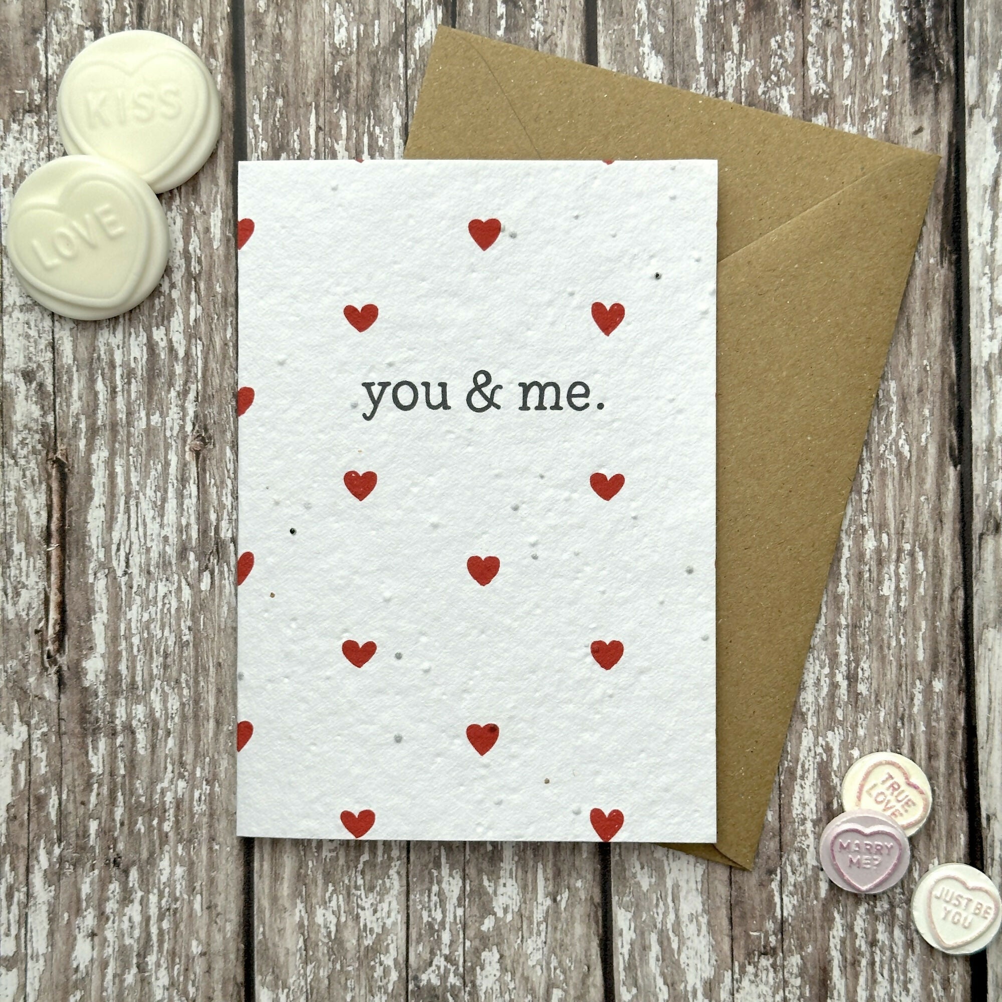 Plantable Wildflower Valentines Card