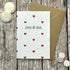 Plantable Wildflower Valentines Card
