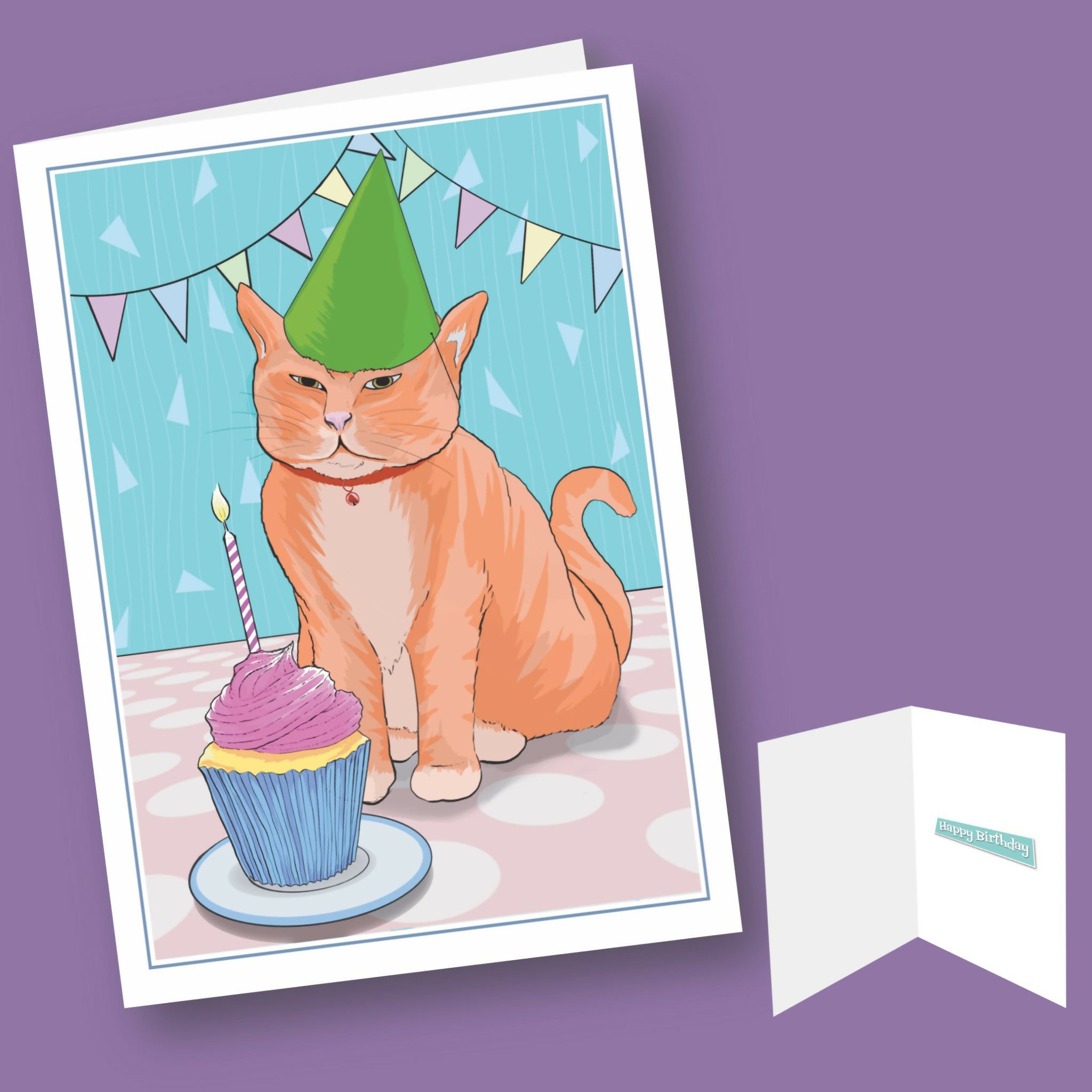 Cat Birthday Card