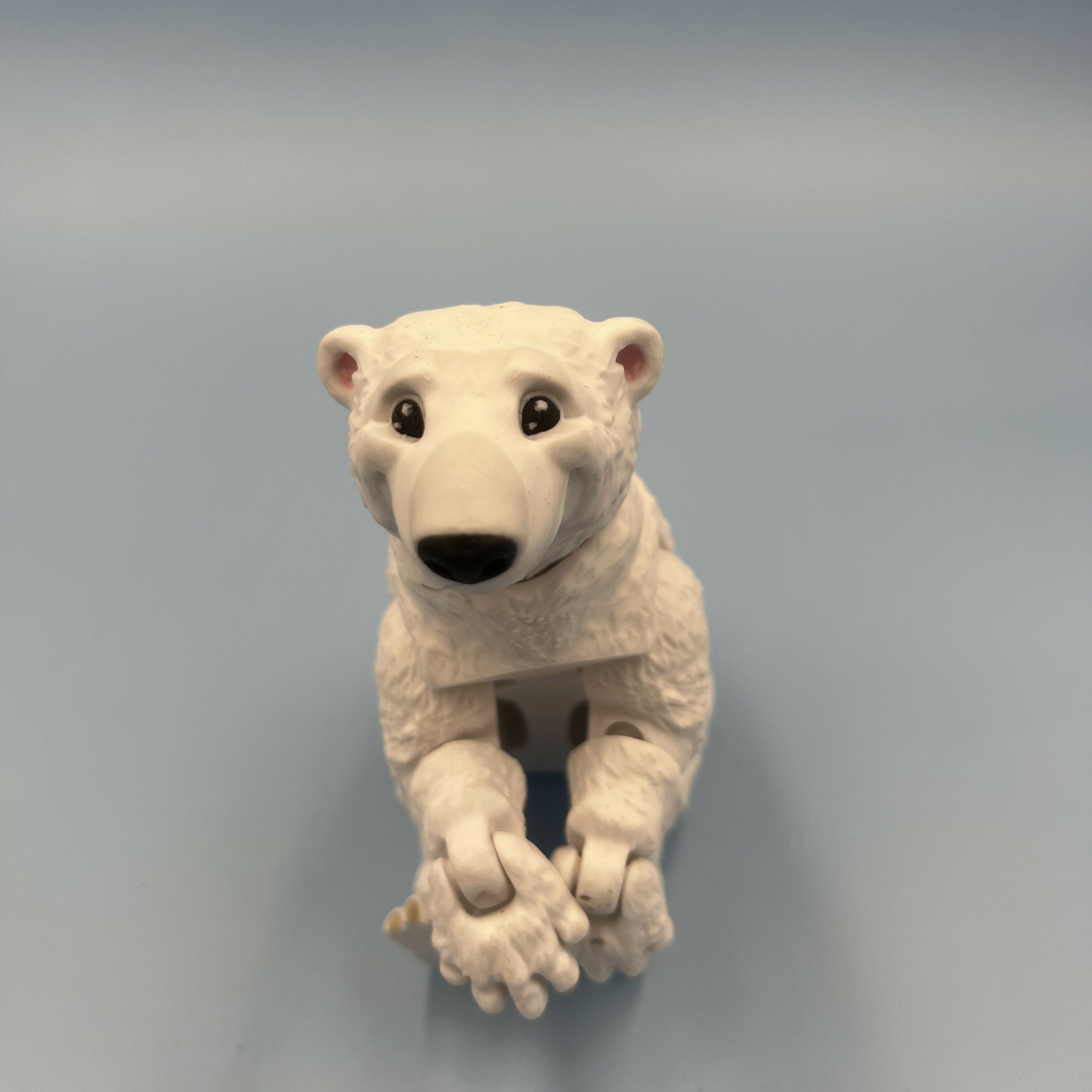 3D Printed LARGE: Articulated Sensory Fidget Animals friends Polar Bear 17cm