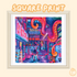 Neon Nights - 21cm Square Art Print
