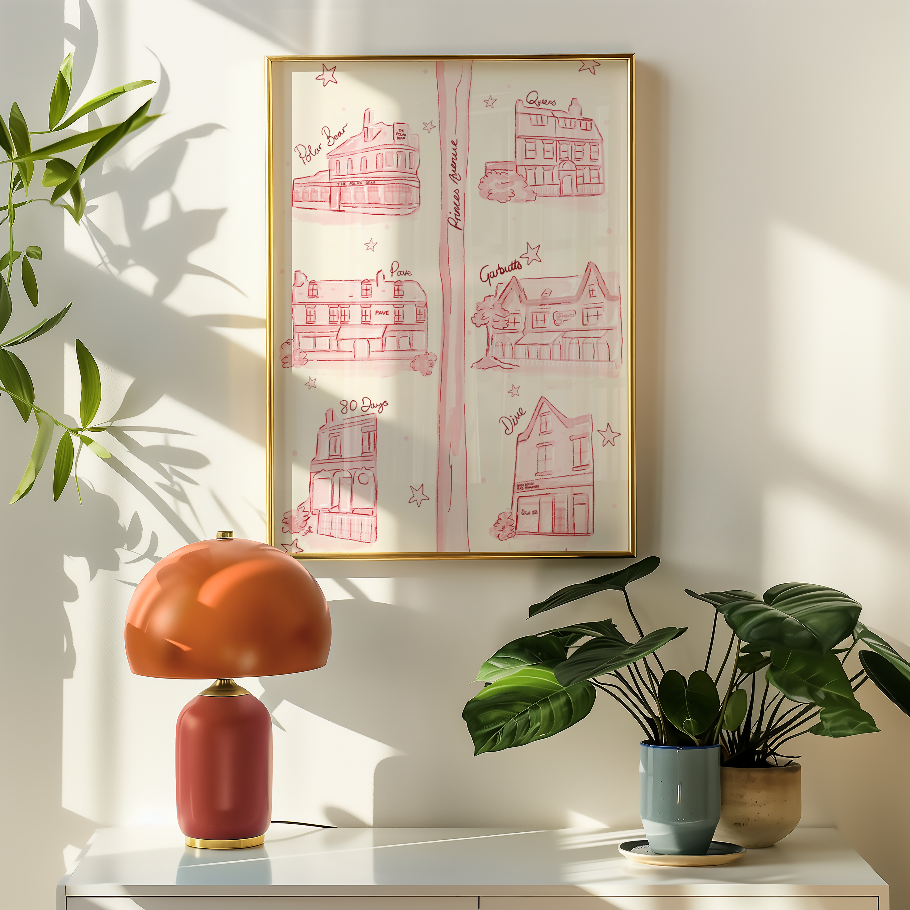 Hu5 Pubs & Bars Print