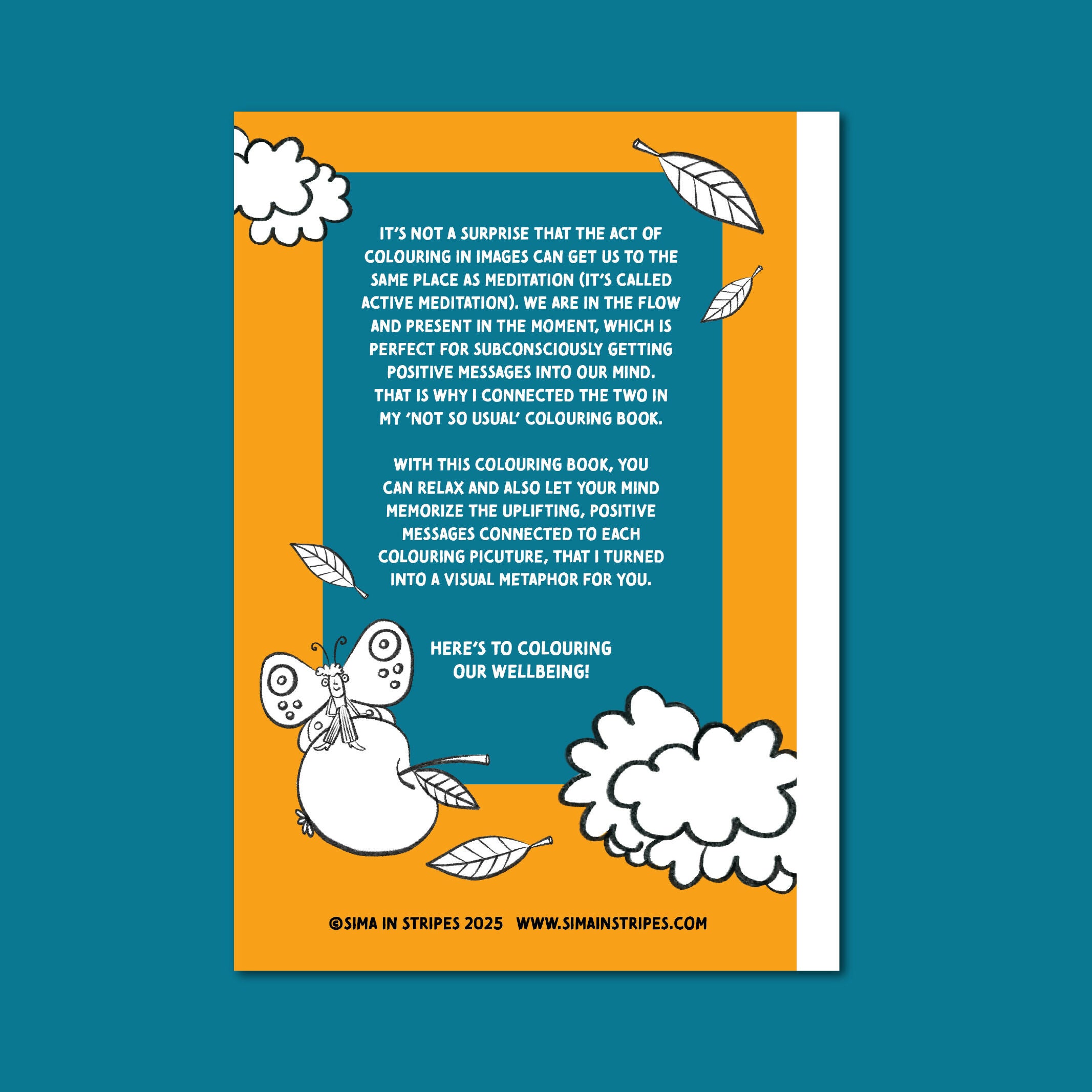 Colouring in Thoughts - Colouring Book for Positive Thinking and Wellbeing