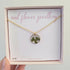 Real Pressed Fern Leaves Tiny Circle Necklace Gold Plated