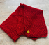UNISEX, REGULAR THICKNESS, RICH RED COLOUR, COSY SCARF, STRETCHY