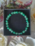 The Greens Crystal Bead Bracelet (Malachite, Green Aventurine and Green Chalcedony) 0.6mm