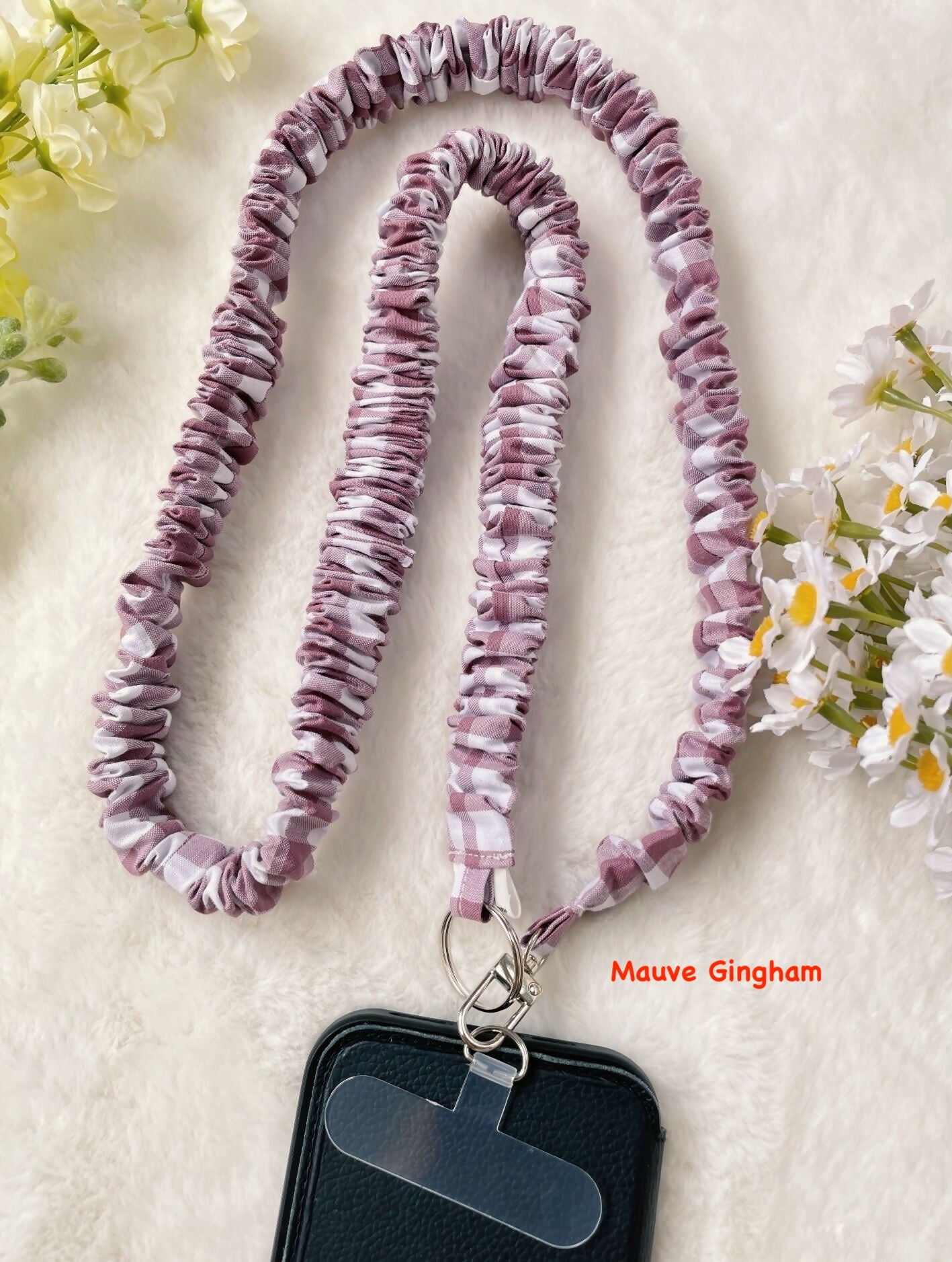 Elasticated Scrunchie Lanyard / Phone Holder