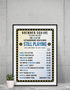 Leeds Utd Art Print CINEMA LISTING Design