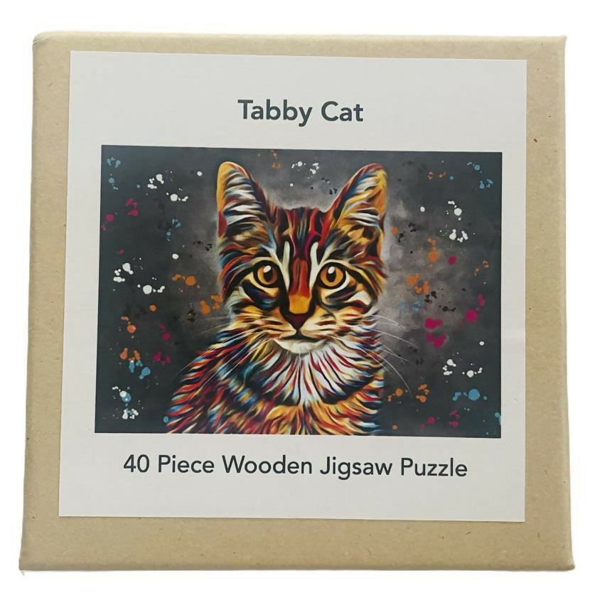 Tabby Cat Jigsaw Puzzle