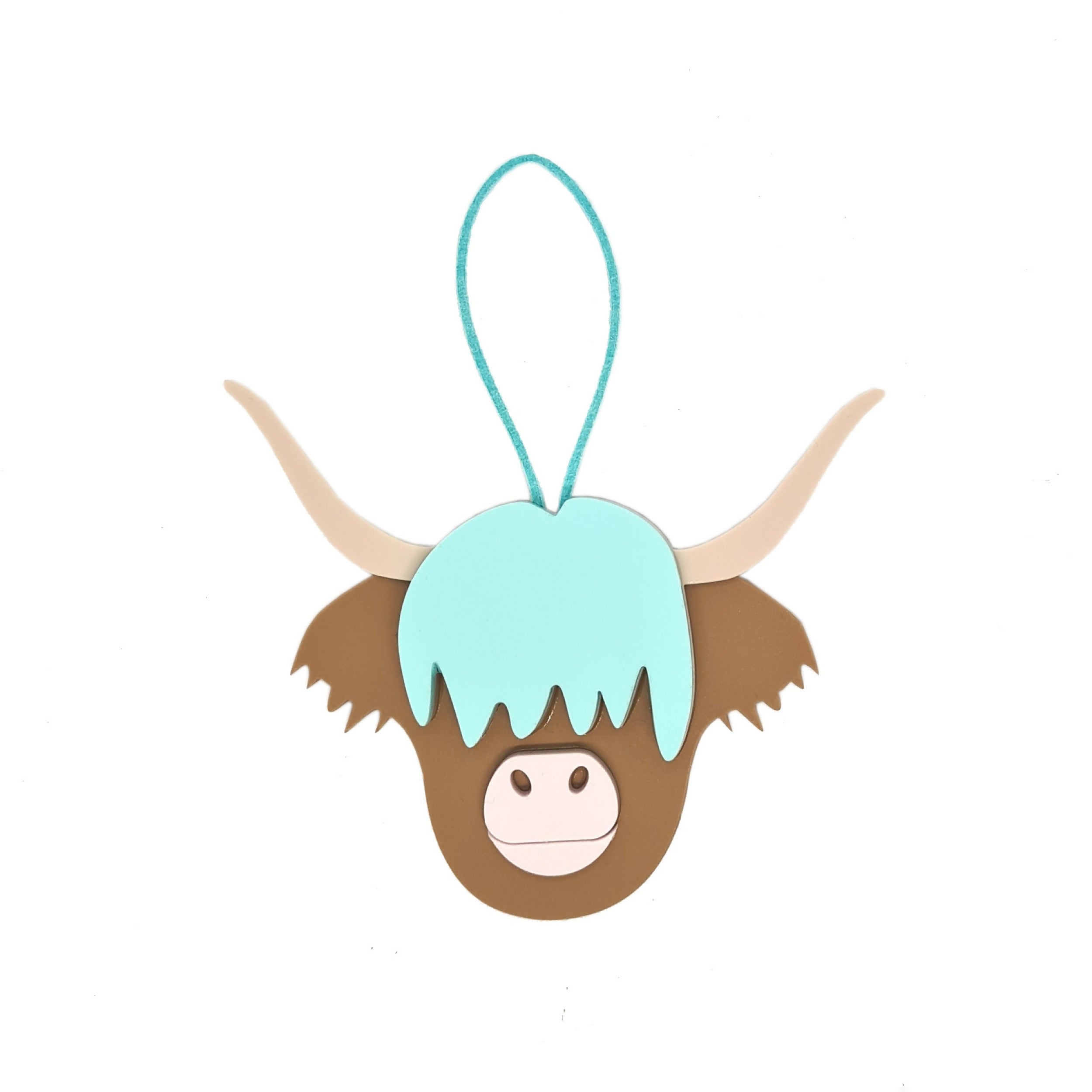 Highland Cow - Hanging Decoration