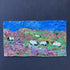 Dales Sheep In Heather Oil Painting Mini Canvas Fridge Magnet